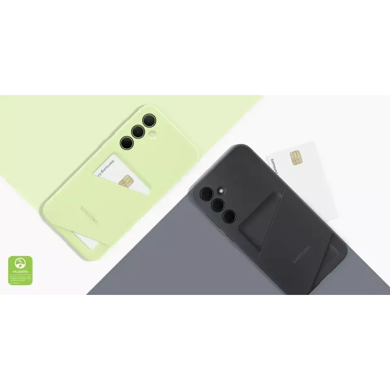 Samsung capa com compartimento para cartões para Galaxy A35 5G, lima, EF-OA356TMEGWW