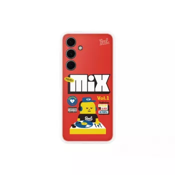 Capa Samsung Sticky Monster Lab Flipsuit Case para S24 FE vermelha