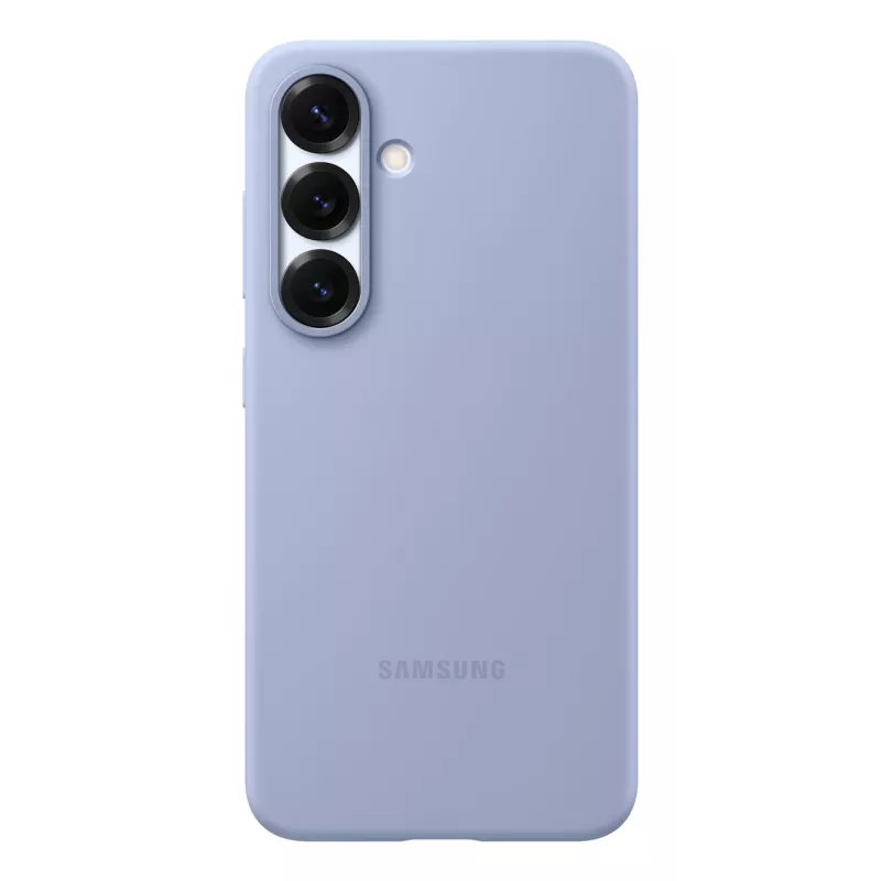 Capa de silicone Samsung EF-PS931CLEGWW para Galaxy S25, azul-claro