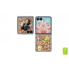 Capa Samsung Galaxy Z Flip7 transparente monocromático