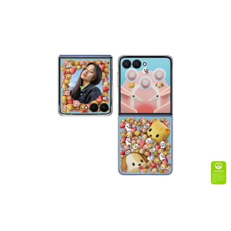 Capa Samsung Galaxy Z Flip7 transparente monocromático