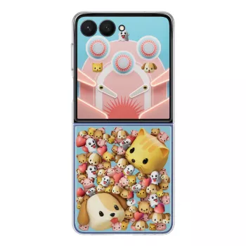 Capa Samsung Galaxy Z Flip7 transparente monocromático