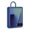 Samsung EF-PF766TNEGWW capa de silicone com anel para Galaxy Z Flip7, azul