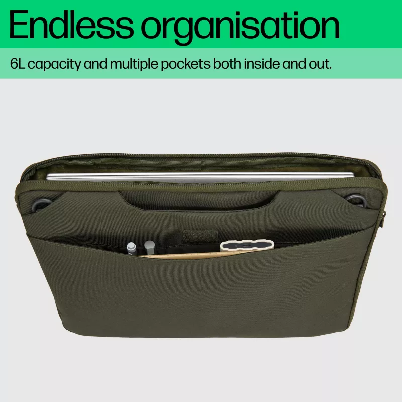Mala modular para portátil HP 15,6 polegadas, sleeve, 39,6 cm (15,6 polegadas), 420 g