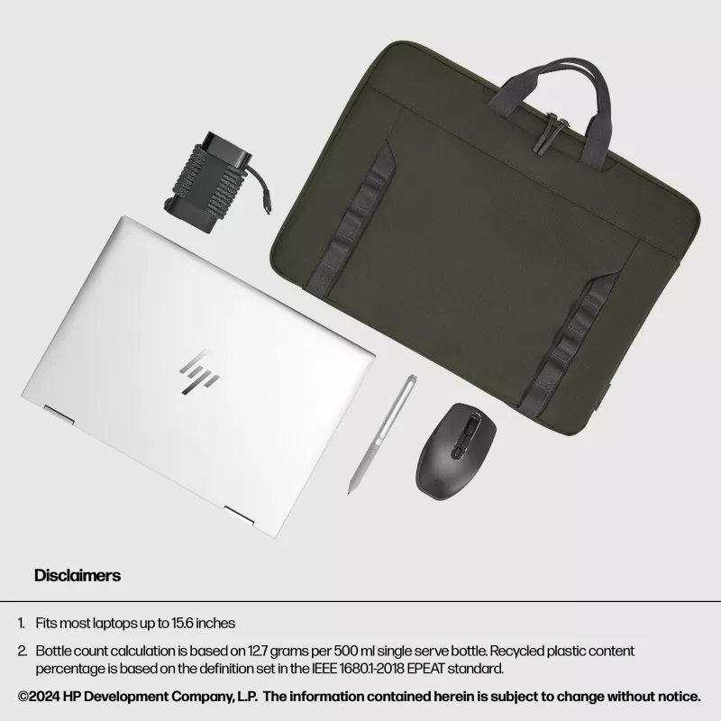 Mala modular para portátil HP 15,6 polegadas, sleeve, 39,6 cm (15,6 polegadas), 420 g