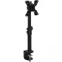 Techly ICA-LCD 500BK suporte de secretária para monitor 13–30 polegadas (76,2 cm), até 15 kg, VESA 75x75/100x100, preto