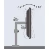 Suporte de secretária Techy 13-27 polegadas para monitor braço central inclinável ICA-LCD 501BK