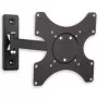 Techly ICA-LCD 2901 suporte de parede para TV LCD 13–37 polegadas, inclinável e giratório, até 25 kg, VESA 75x75–200x200, preto