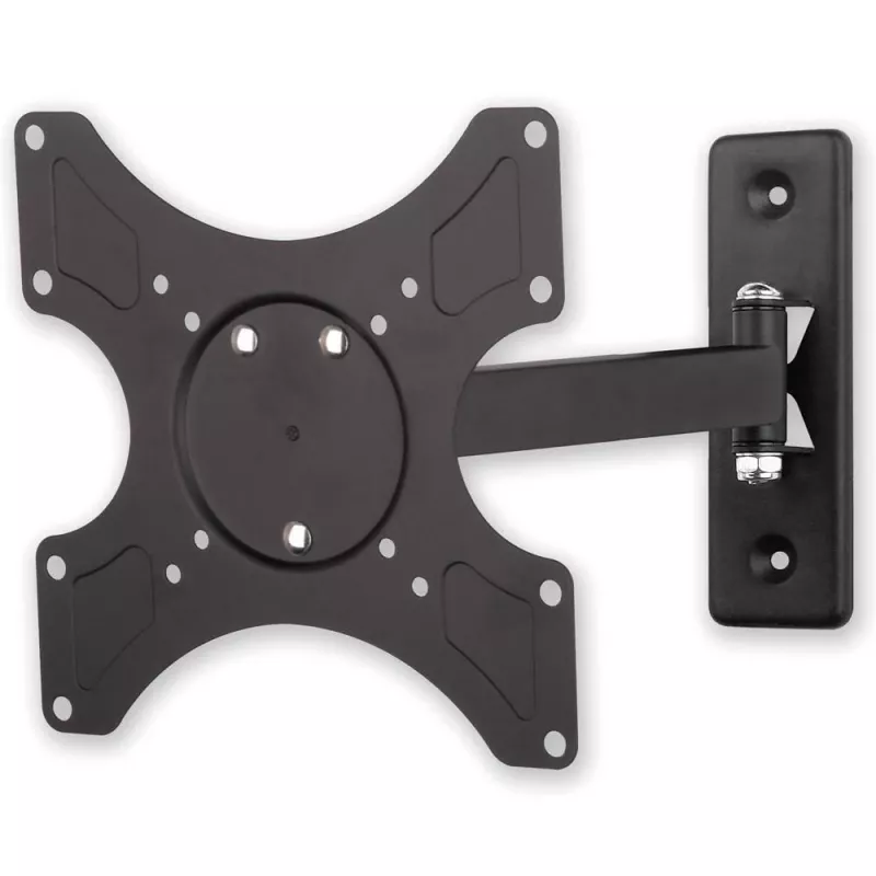 Techly ICA-LCD 2901 suporte de parede para TV LCD 13–37 polegadas, inclinável e giratório, até 25 kg, VESA 75x75–200x200, preto