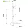 Suporte de monitor Techly ICA-LCD 2520V 68,6 cm (27 polegadas) de secretária preto