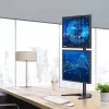 Suporte de monitor Techly ICA-LCD 2520V 68,6 cm (27 polegadas) de secretária preto