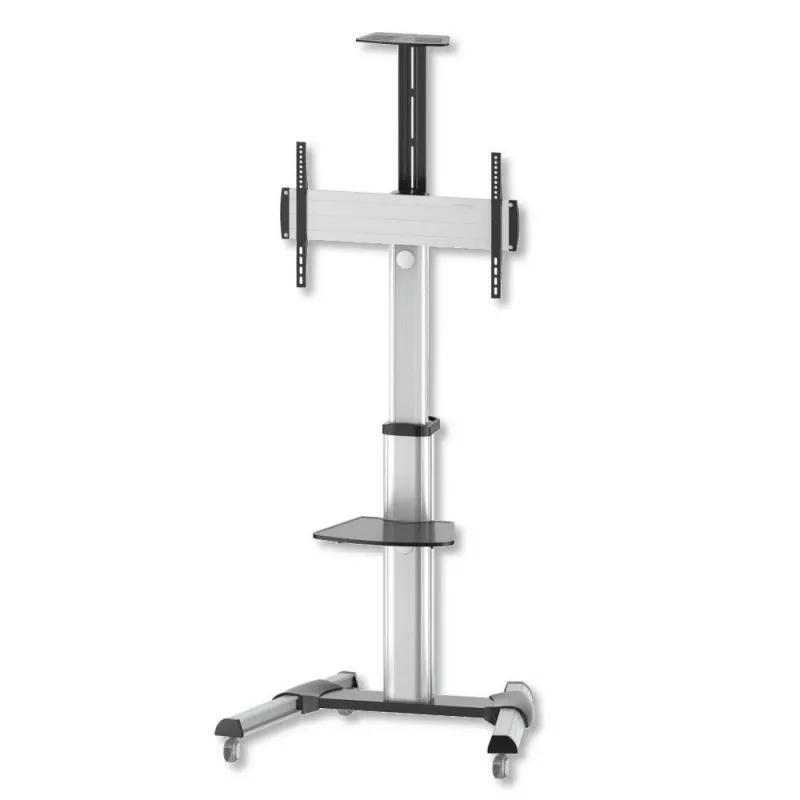 Suporte de chão com rodas Techly para LCD / LED / Plasma 37-70 com prateleira ICA-TR15