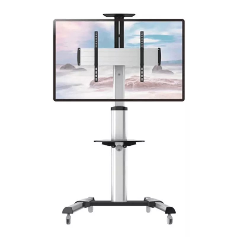 Suporte de chão com rodas Techly para LCD / LED / Plasma 37-70 com prateleira ICA-TR15