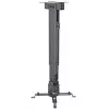 Suporte de projetor Manhattan, teto ou parede, inclinável e orientável, intervalo de altura: 43-65 cm, máx. 20 kg, preto, garantia vitalícia