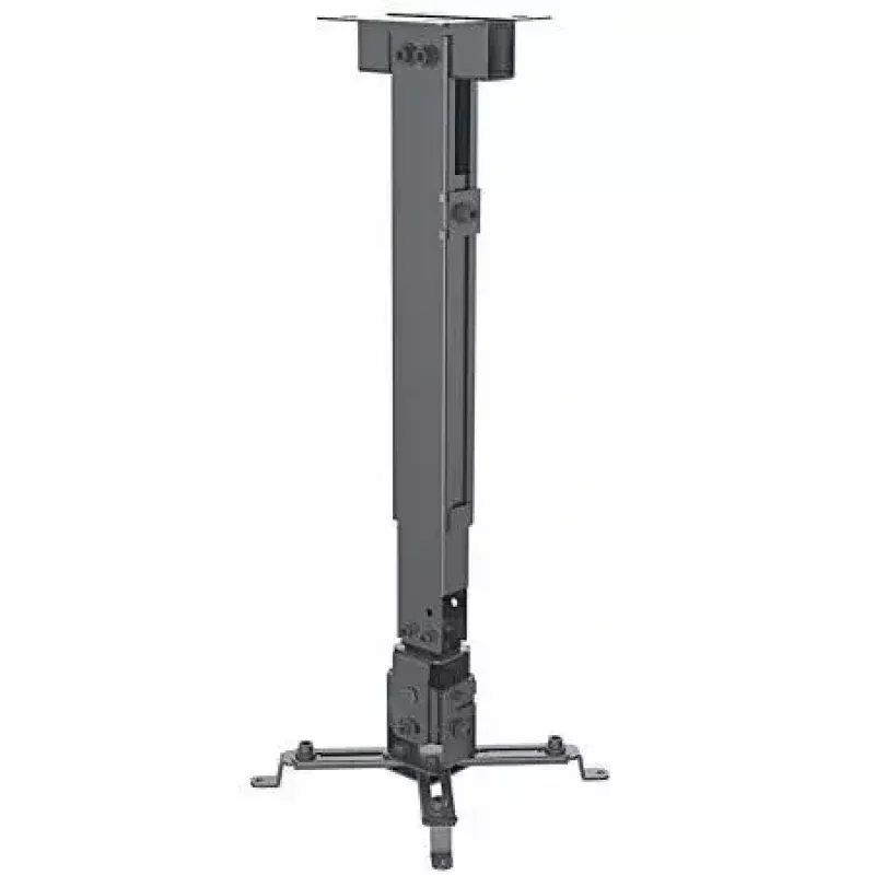 Suporte de projetor Manhattan, teto ou parede, inclinável e orientável, intervalo de altura: 43-65 cm, máx. 20 kg, preto, garantia vitalícia
