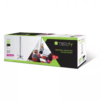 Extensão para suporte de teto de projetor Techly 60–102 cm prateado ICA-PM 102XL