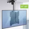 Suporte de teto retrátil dobrável Techly para TV LED/LCD 17–37 polegadas preto