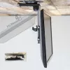 Suporte de teto retrátil dobrável Techly para TV LED/LCD 17–37 polegadas preto