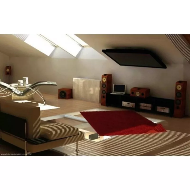 Suporte de teto retrátil dobrável Techly para TV LED/LCD 17–37 polegadas preto