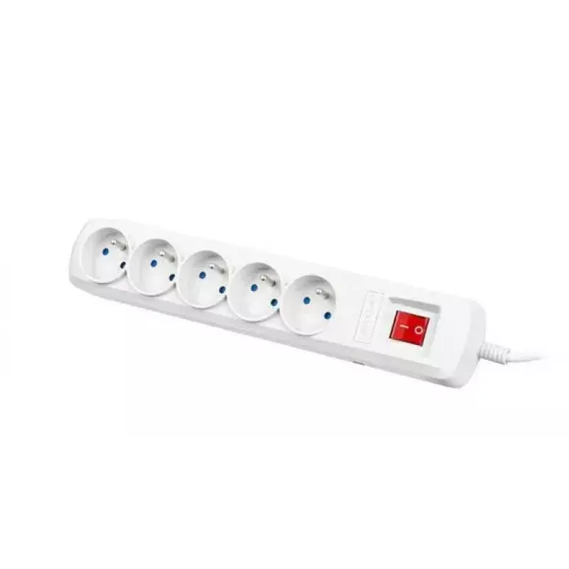 Extensão elétrica ARMAC ARC 5 – 5 tomadas, cabo 5 m, cinzento