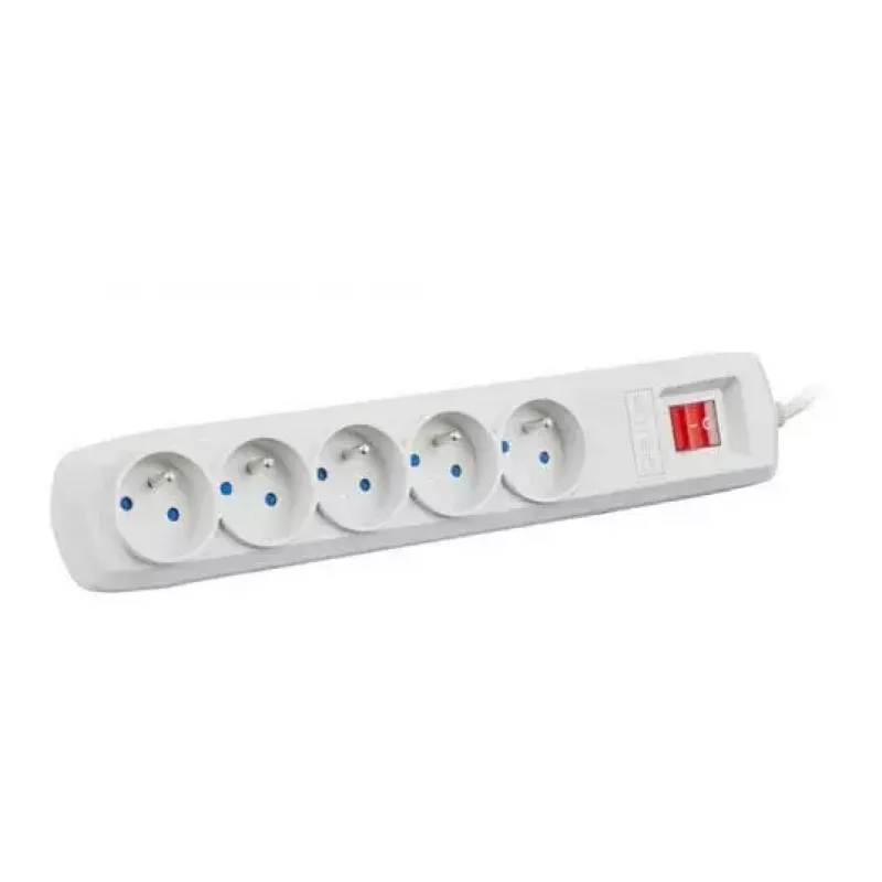 Extensão elétrica ARMAC ARC 5 – 5 tomadas, cabo 5 m, cinzento