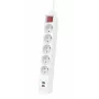 Hama 44133758 extensão elétrica 1,4 m 5 tomadas AC interior branco