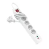 Hama 44133758 extensão elétrica 1,4 m 5 tomadas AC interior branco