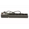 Lestar LX 610 G-A extensão com proteção contra sobretensões, 6 tomadas, cabo de 1,5 m, 155 J, 230 V, 10 A, com interruptor, preta