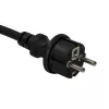 Extensão elétrica LogiLink LPS253 1,5 m 3 tomadas AC exterior preto amarelo