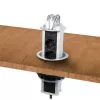 Extensão elétrica LogiLink LPS235A 1,8 m 3 tomadas AC uso interior preto prateado