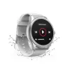 Smartwatch Hama Fit Watch 5010, LCD de 1,38 polegadas (3,51 cm), 46 mm, frequência cardíaca, SpO2, IP68, Bluetooth, prateado