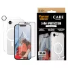 PanzerGlass CARE by ® Flagship conjunto 3-em-1 iPhone 16e resistente a riscos e choques