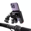 Suporte para telemóvel de mota Joyroom JR-ZS266 com mordente ajustável seguro para guiador