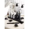Conjunto de cuidados elétrico Adler AD 2946 – aparador de barba 5-em-1 sem fios para homem, 4 níveis de comprimento, 60 min. de autonomia, preto/aço inoxidável