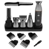 Conjunto de cuidados elétrico Adler AD 2946 – aparador de barba 5-em-1 sem fios para homem, 4 níveis de comprimento, 60 min. de autonomia, preto/aço inoxidável