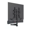 Prateleira para equipamentos AV Barkan E850, 1 prateleira, preto, 565 mm de altura, capacidade de carga 6,5 kg