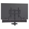 Prateleira para equipamentos AV Barkan E850, 1 prateleira, preto, 565 mm de altura, capacidade de carga 6,5 kg
