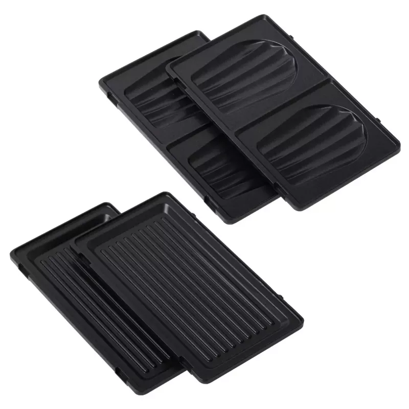 Sanduicheira 2-em-1 Adler AD 3070b — 850 W, 2 placas, preto