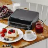 Sanduicheira 2-em-1 Adler AD 3070b — 850 W, 2 placas, preto