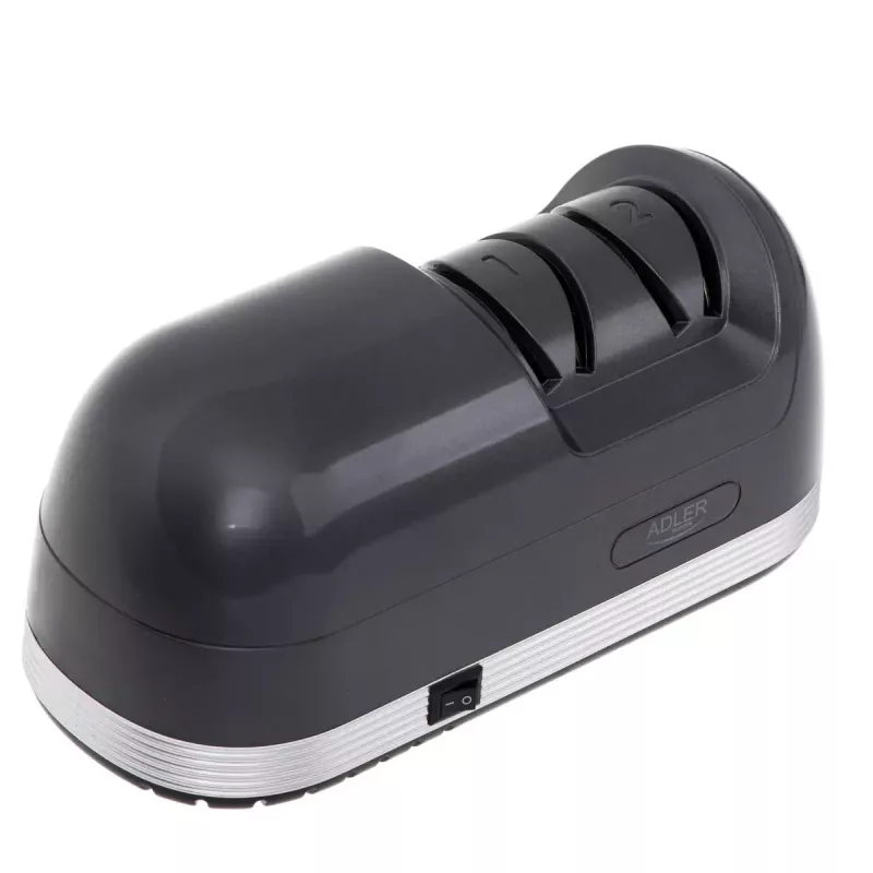 Adler AD 4508 afiador de facas elétrico, de 2 fases, 60 W, preto