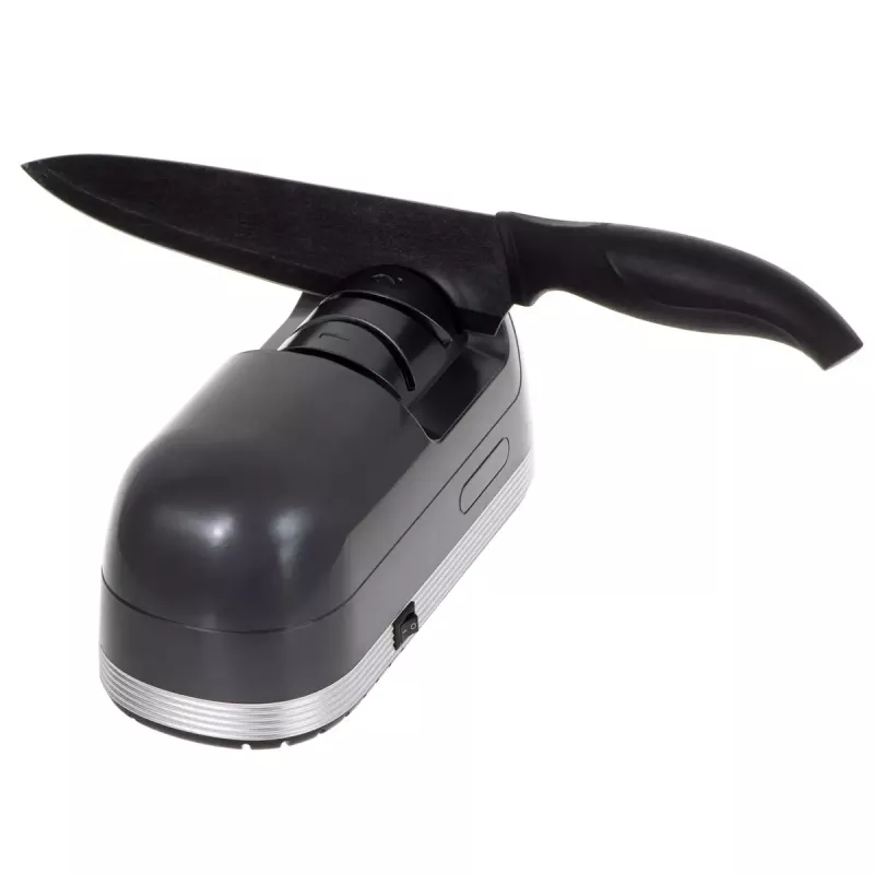 Adler AD 4508 afiador de facas elétrico, de 2 fases, 60 W, preto