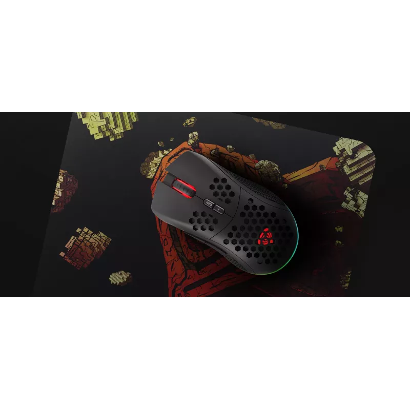 Tapete de rato gaming GENESIS Ancient Stone, multicolor, imagem, tecido, borracha