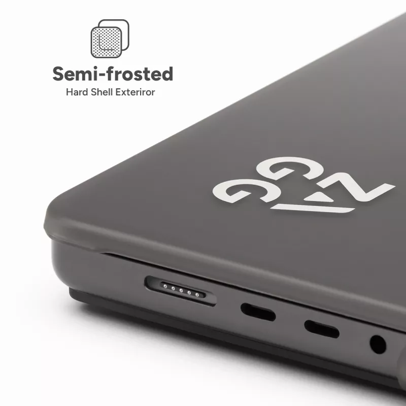 Capa rígida Zagg para MacBook Air 13 (M3/M2) – Smoke, capa de proteção à medida