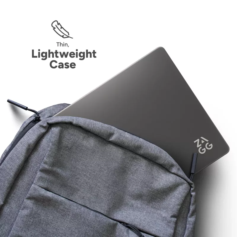 Capa rígida Zagg para MacBook Air 13 (M3/M2) – Smoke, capa de proteção à medida