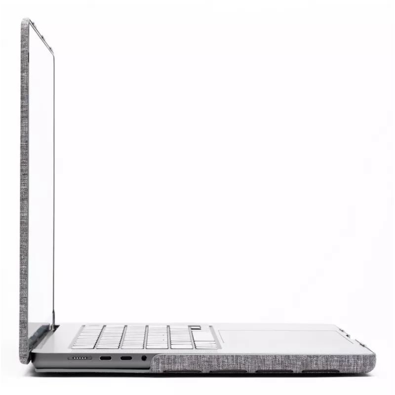 Capa rígida Zagg para MacBook Pro 14 M3/M2/M1 — acabamento Smoke, capa de proteção encaixável