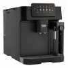 Máquina de café automática Beko CEG7304B CaffeExperto com lança de vapor, máquina de café expresso, 2 l, grãos de café, moinho integrado, 1350 W, preto, prateado