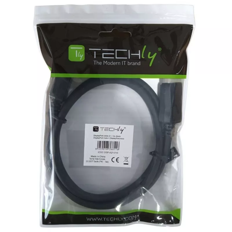 Cabo DisplayPort Techly ICOC-DSP-A21-020 2 m preto