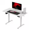 Huzaro Hero 8.1 secretária gaming, regulável em altura, 120x60 cm, branca