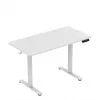 Huzaro Hero 8.1 secretária gaming, regulável em altura, 120x60 cm, branca