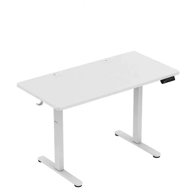 Huzaro Hero 8.1 secretária gaming, regulável em altura, 120x60 cm, branca